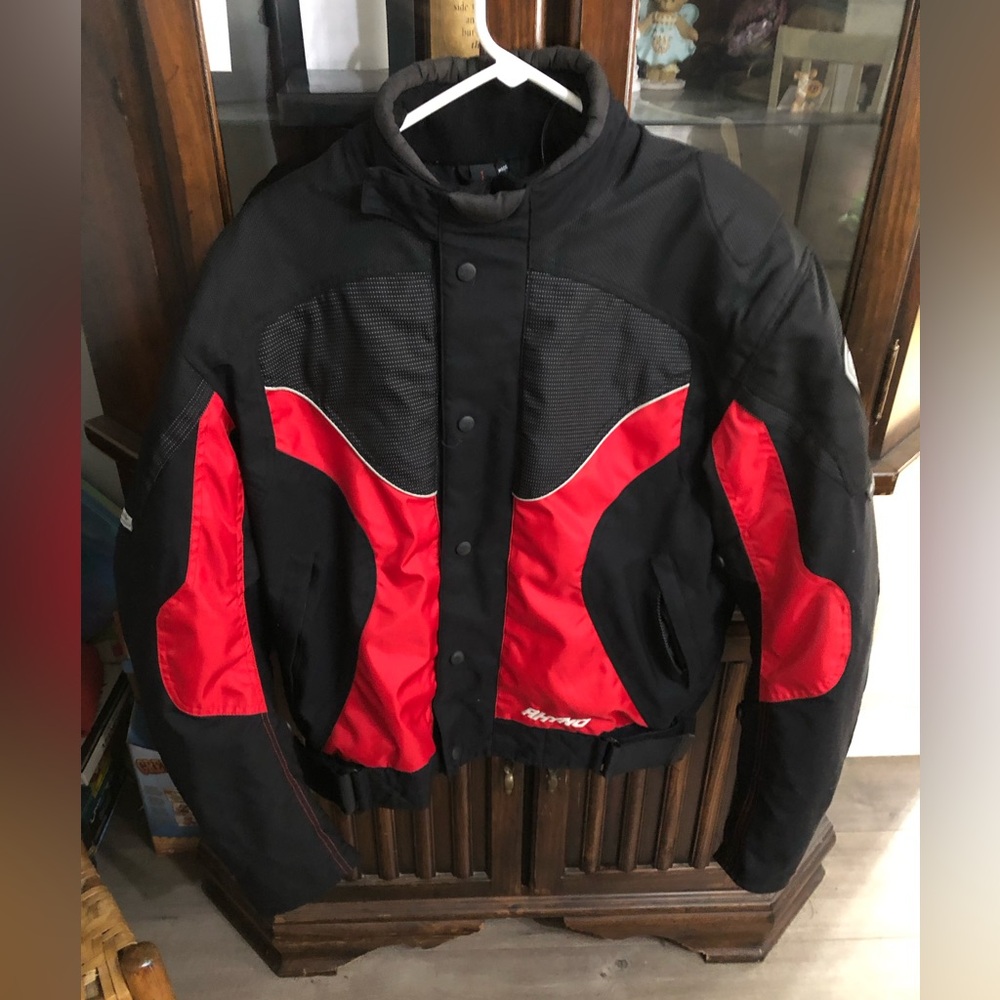 Men’s Rhyno Armored Motorcycle Jacket size Large